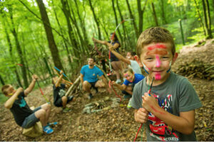 activité tir à l'arc au club enfants